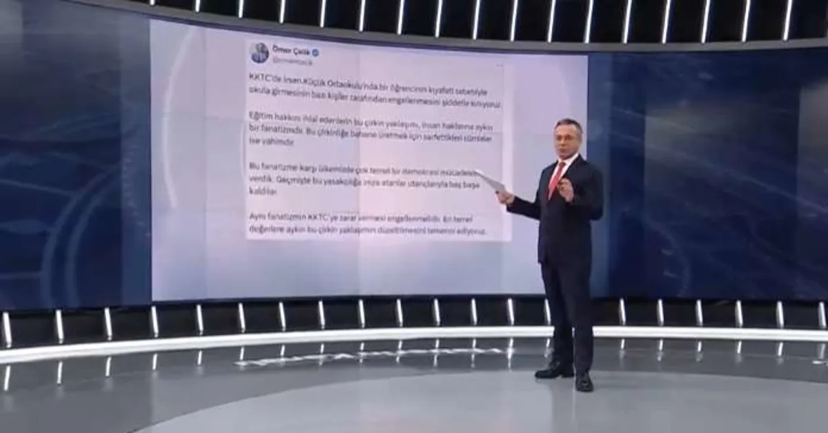 KKTC'deki başörtü engeline tepki!
