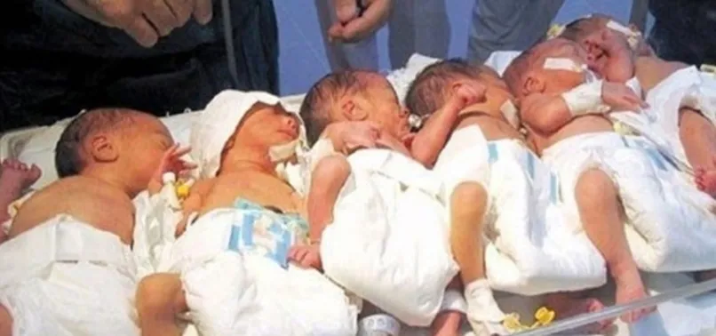 İranlı kadın altız bebek dünyaya getirdi
