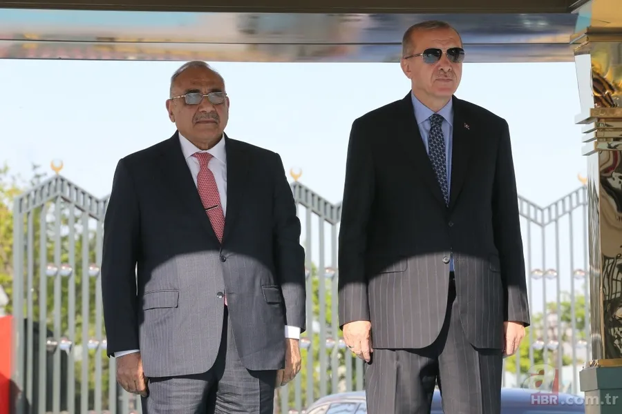 Başkan Erdoğan, Irak Başbakanı Abdulmehdi'yi resmi törenle karşıladı 6