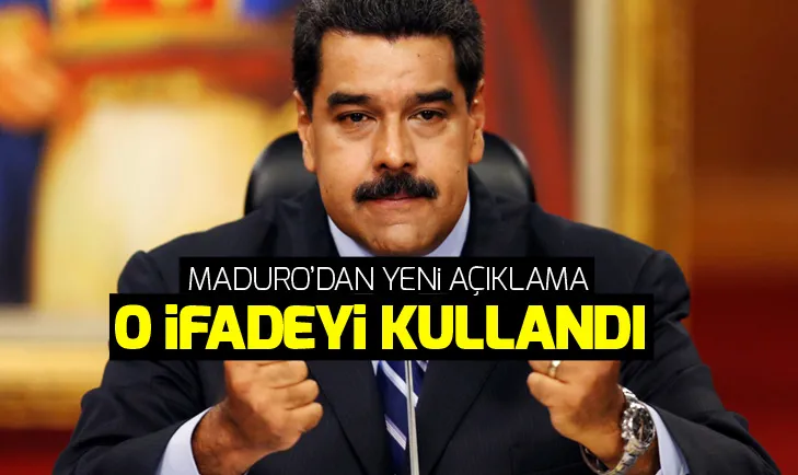 Madurodan yeni açıklama: Bir kukla ile Venezuelaya müdahale etmek istiyorlar
