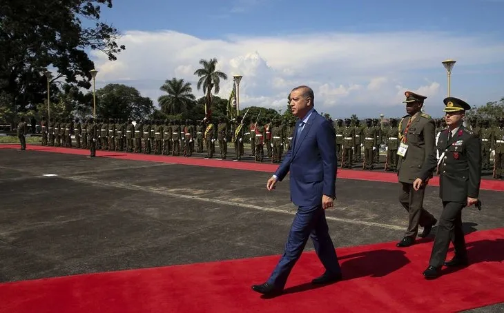Cumhurbaşkanı Erdoğan Uganda’da