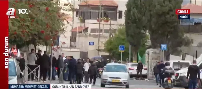 İsrail polisinden Cuma namazına biber gazlı müdahale! A Haber ekibi atılan gazdan etkilendi