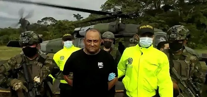 Kolombiya’nın en çok aranan uyuşturucu kaçakçısı Otoniel lakaplı Dairo Antonio Usuga yakalandı