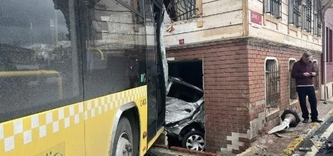 Beykoz’da İETT otobüsünün ortalığı savaş alanına çevirdiği kazada yeni görüntüler