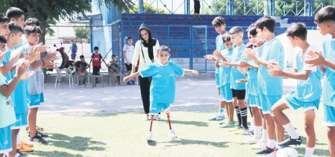 Futbolculardan Muhammet'e "yanındayız" mesajı