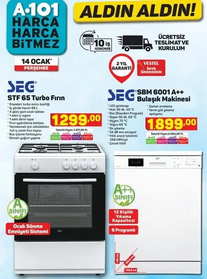 A101’den televizyon ve akıllı saat sürprizi! 14 Ocak 2021 A101 Aktüel ürünler kataloğunda neler var?