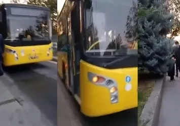 İETT arızası öğrenciyi isyan ettirdi! O anları cep telefonu ile görüntüledi: Mağduruz