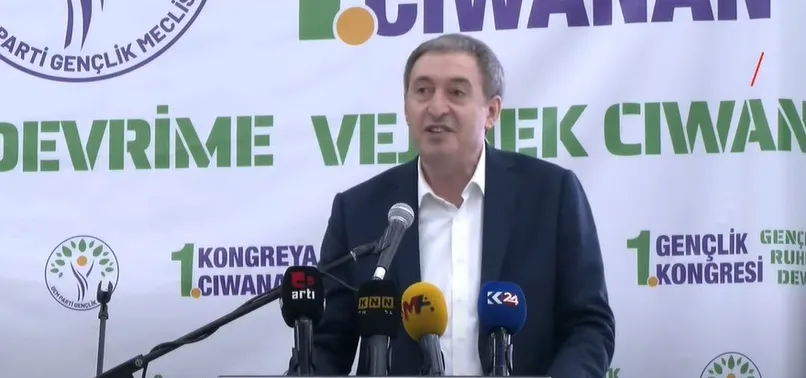 CHP'nin ortağı DEM Parti'nin kongresinde bebek katili Öcalan sloganları! Öldürülen teröristlerin için "sesleri olacağız" dediler...