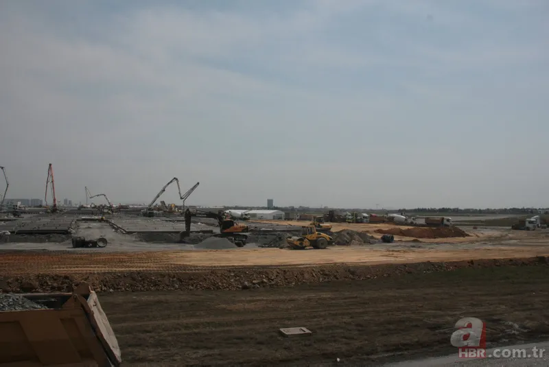 Başkan Erdoğan duyurmuştu! Atatürk Havalimanı'nda başlayan çalışmalar havadan görüntülendi 15