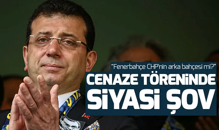 Can Bartunun cenaze töreninde siyasi şov!