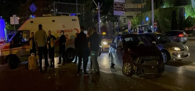Kırmızı ışıkta geçti dehşet saçtı: Kazada 7 kişi yaralandı