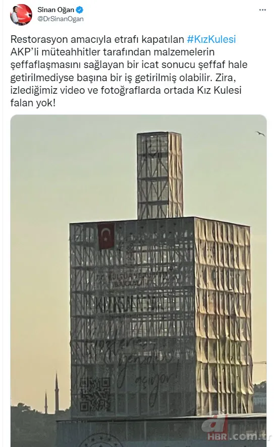 Sosyal medyada yeni algı operasyonu: Kız Kulesi yıkıldı! Provokatörler yine devrede | İşte Kız Kulesi gerçeği 4