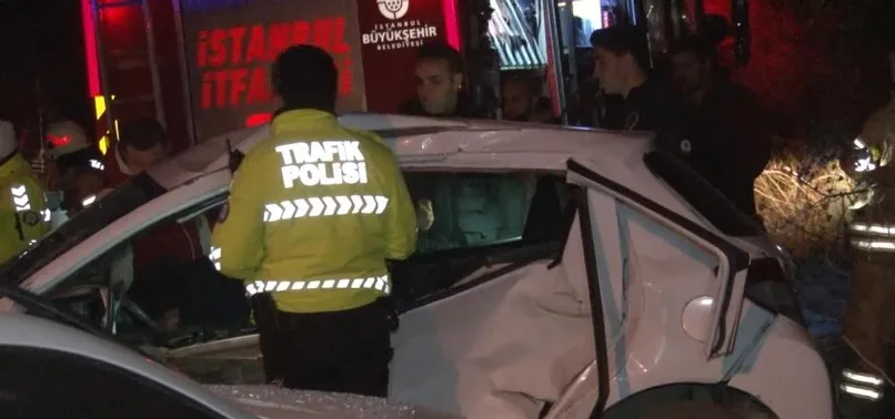 Sarıyer Bahçeköy’de kaza: 1’i ağır 3 yaralı