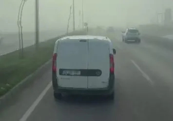 İtfaiyecilere yol vermedi cezayı yedi!