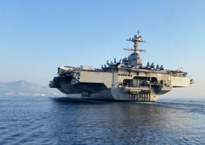 USS Gerald R. Ford'ta yangın! 2 ABD askeri yaralı