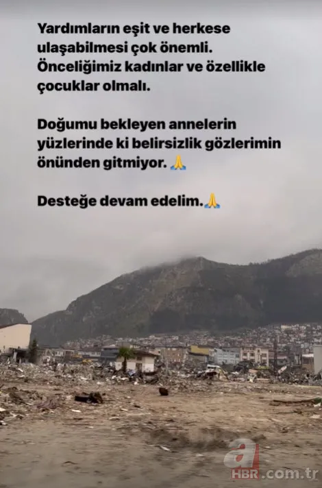 Esra Erol depremzedelerin yaralarını sardı! Hatay paylaşımları gönülleri fethetti 8