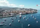 Denizde onlarca tekne kortej yaptı