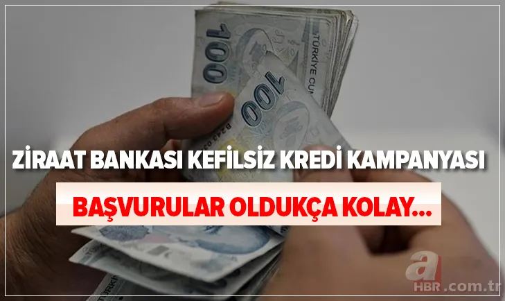 Başvurular oldukça kolay ve çabuk! Ziraat Bankası'ndan cepleri rahatlatacak kefilsiz kredi kampanyası! İşte şartları... 1
