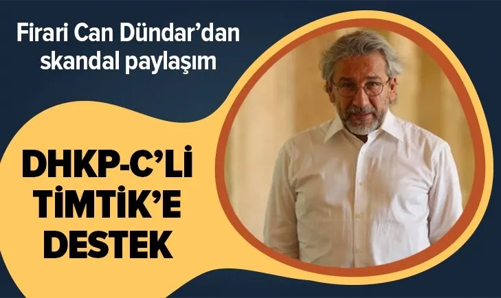 Firari Can Dündar'dan skandal Ebru Timtik paylaşımı