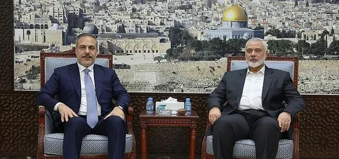 Katar’da Gazze diplomasisi! Bakan Hakan Fidan ile Hamas lideri İsmail Heniyye bir araya geldi