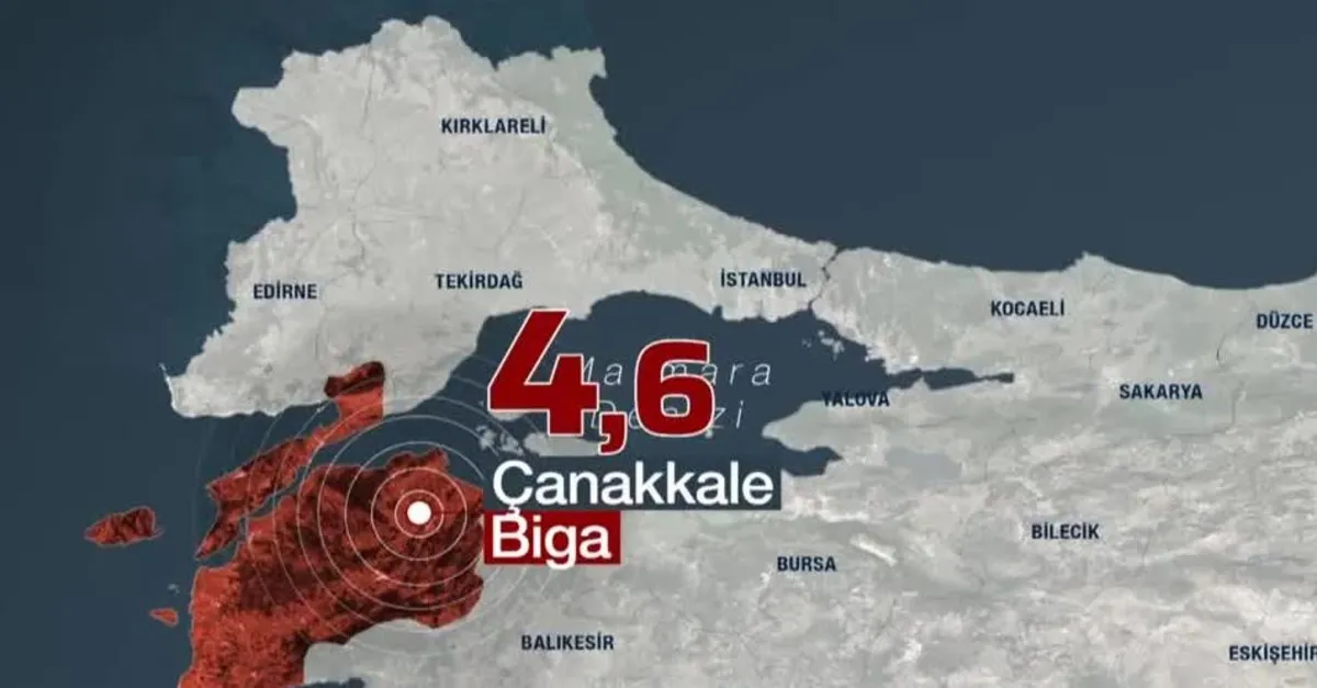 Çanakkale'de 4.6 büyüklüğünde deprem! AFAD'dan A Haber'e özel açıklamalar