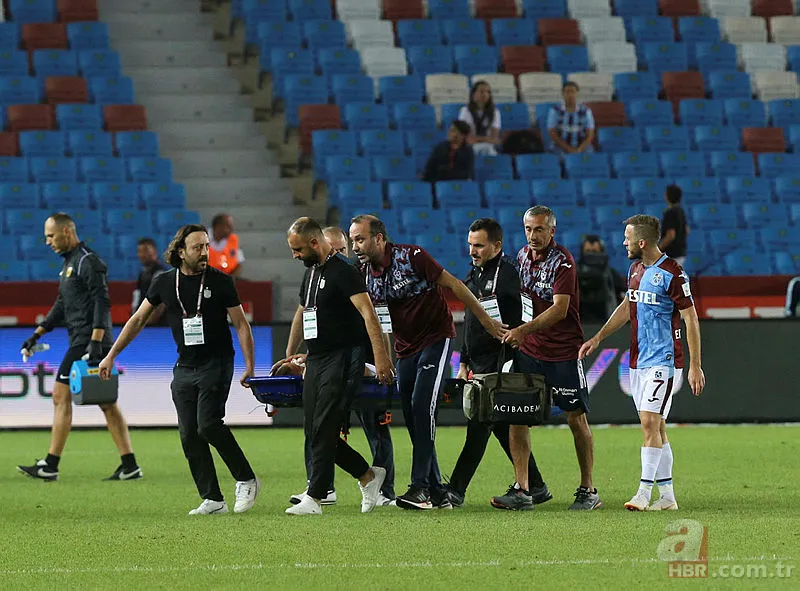 Trabzonspor- AEK maçında Benkovic sakatlandı! Kanlar içinde kaldı… | İşte o anlar... 8