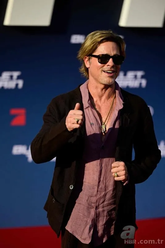 Brad Pitt film galasına etekle gitti! Sosyal medyada yorum yağdı