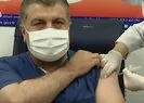 Sağlık Bakanı Fahrettin Koca canlı yayında COVID-19 aşısı oldu