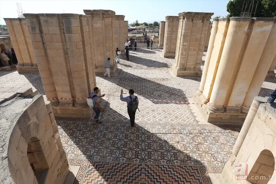 Dünyanın en büyük mozaik tablosu Filistin'de açıldı 7