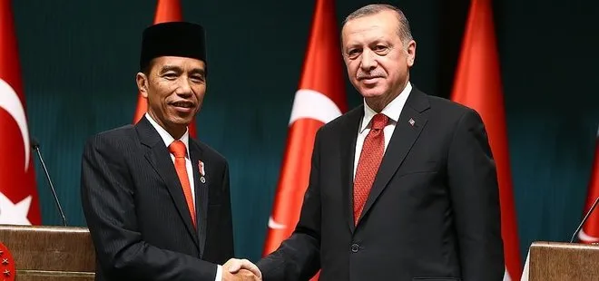 Son dakika: Başkan Recep Tayyip Erdoğan Endonezya Cumhurbaşkanı Widodo ile görüştü