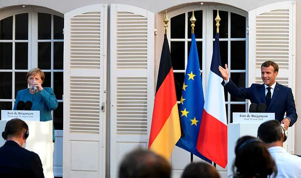 Merkel ve Macron'dan Doğu Akdeniz açıklaması - 1