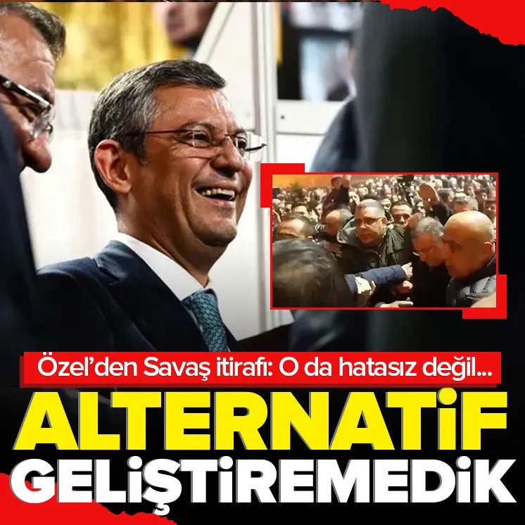 Savaşın alternatifini geliştiremedik