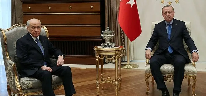 Başkan Erdoğan-Bahçeli görüşmesi bitti