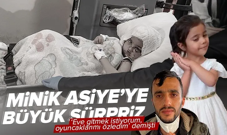 Pitbull saldırısına uğrayan Asiye’ye oyuncak ve çikolata yağmuru!
