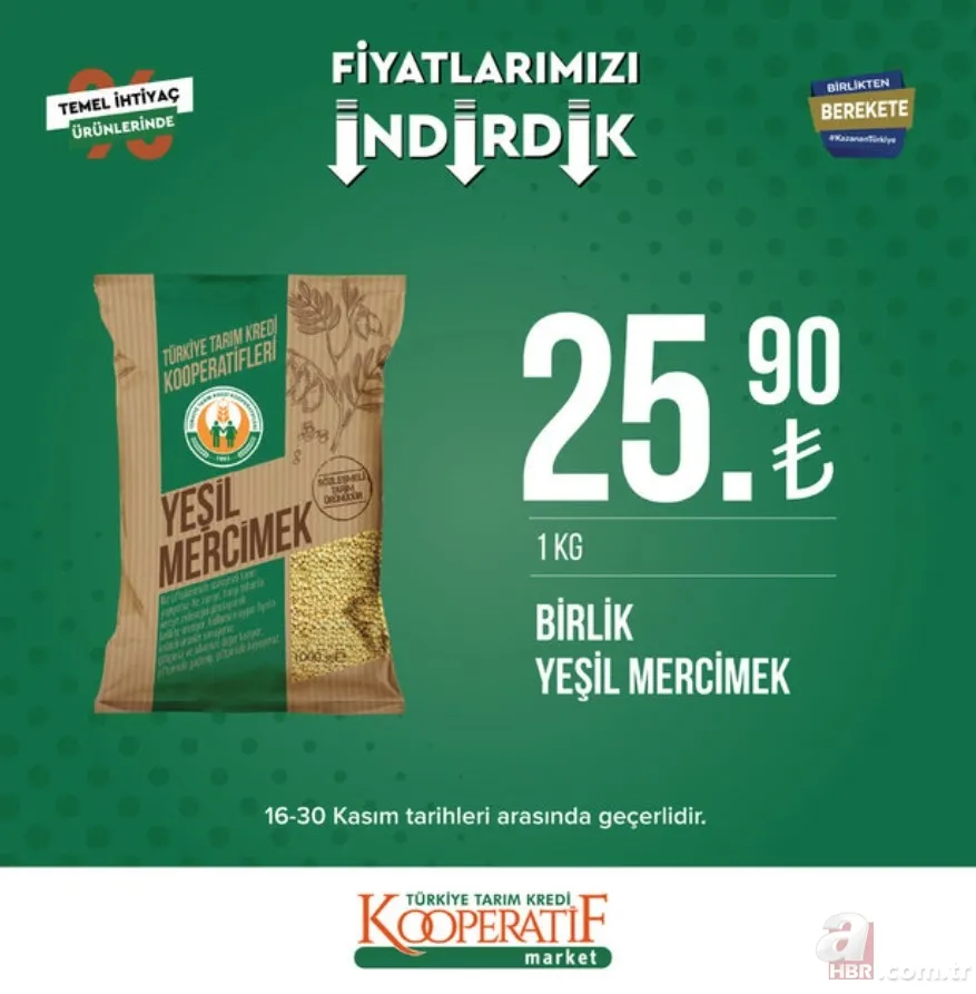 Böyle indirim görülmedi! TARIM KREDİ MARKET AKTÜEL ÜRÜNLER | ÇAY, TOZ ŞEKER, YAĞ fiyatlarında büyük kampanya başladı! 15