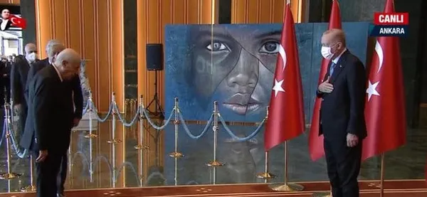 Son dakika: Başkan Erdoğan Külliye’de 29 Ekim Cumhuriyet Bayramı tebriklerini kabul etti