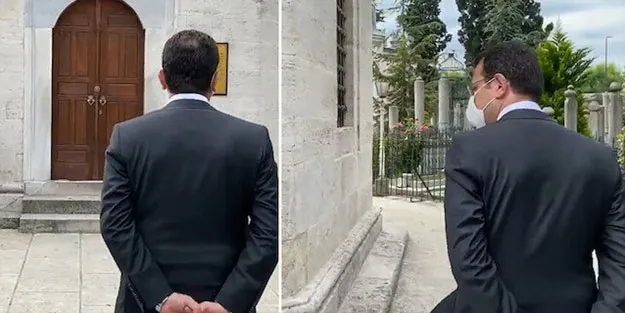 Fatih'in türbesinde İngiliz General gibi yürüyen İmamoğlu'ndan skandal Ayasofya açıklaması - 1
