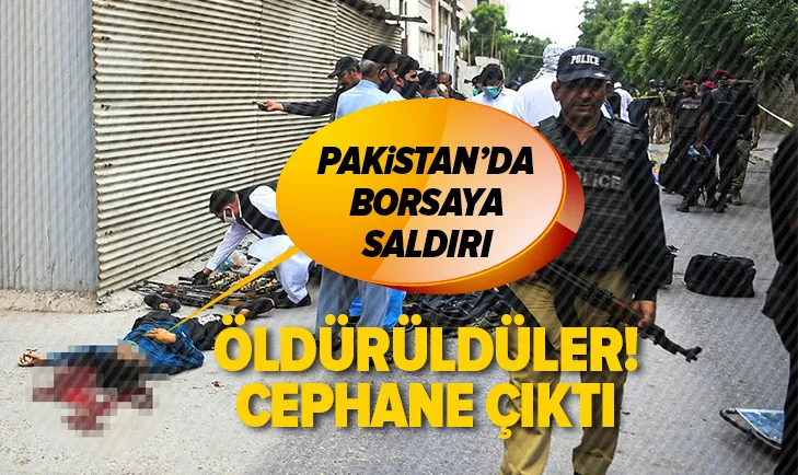 Pakistanda menkul kıymetler borsasına saldırı