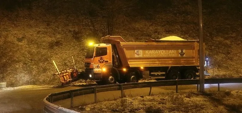Tekirdağ’da kar yağışı başladı