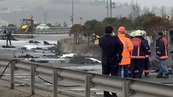 Büyükçekmece’de helikopter TV kulesine çarpmıştı: Fezleke tamamlandı