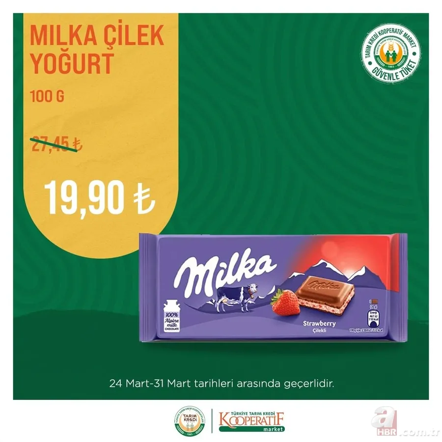 Tarım Kredi MARKET Mart İNDİRİMLERİNDE YOK YOK! Anne babalar dikkat! Bebek bezinde %12 düşüş! ÇAY 69.90, Hurma 16,90 TL! 4