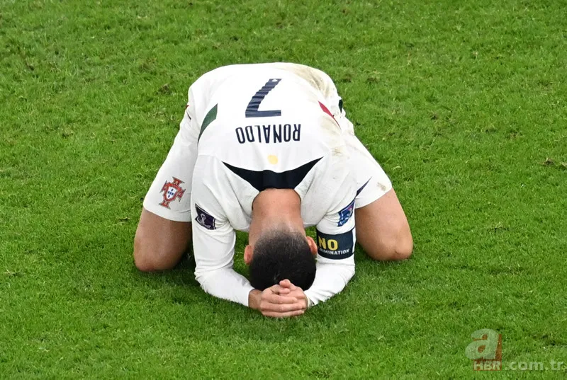 Cristiano Ronaldo son Dünya Kupası'na gözyaşlarıyla veda etti! Soyunma odasına ağlayarak gitti! Fas'tan Portekiz'e sürpriz 21