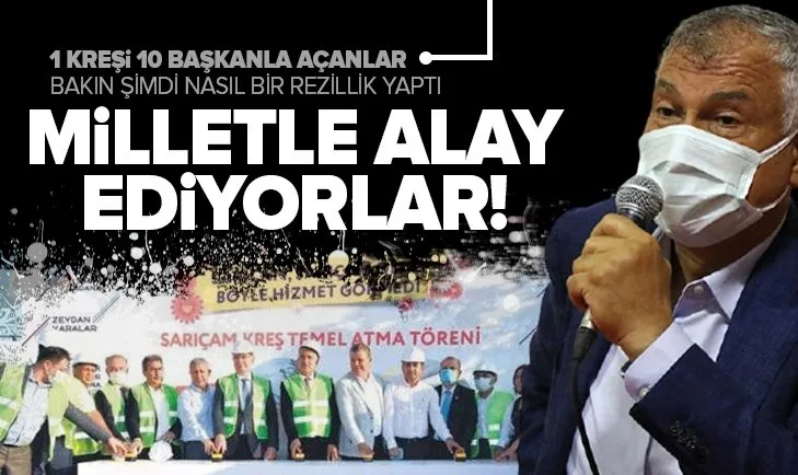 CHP’li Adana Büyükşehir Belediye Başkanı Zeydan Karalar aynı parkı iki kez açtı
