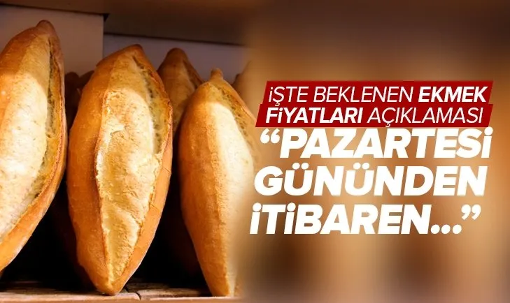Fırıncılar Federasyonu Başkanı’ndan ekmek fiyatlarına ilişkin açıklamada bulundu: Pazartesi gününden itibaren...