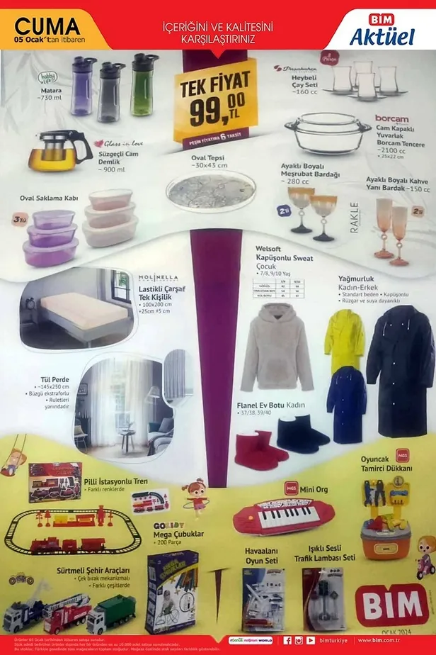 5 Ocak BİM aktüel ürünler kataloğu yayınladı: Akıllı TV, cep telefonu, kazanlı ütü, airfryer, stanly termos, blender uygun fiyattan satışta