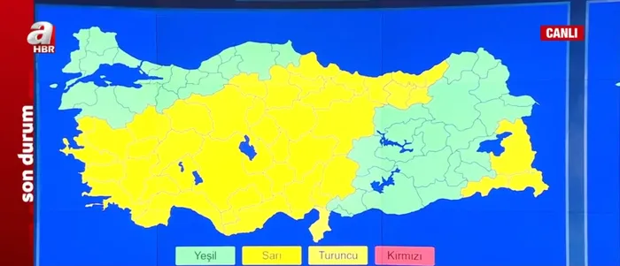 Meteoroloji Genel Müdürlüğü 42 il için alarm verdi! O illerde yaşayanlar sel, yıldırım, doluya dikkat - 9