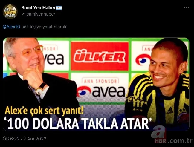 Fenerbahçe efsanesi Alex'in paylaşımı tüm takım taraftarlarını sinirlendirdi: "Aziz Yıldırım haklıymış..." 7