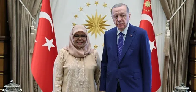 Başkan Erdoğan BM Habitat İcra Direktörü Maimunah Mohd Sharif’i kabul etti