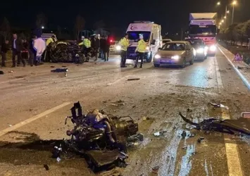 Konya’da aşırı hız can aldı! 3 ölü 3 yaralı