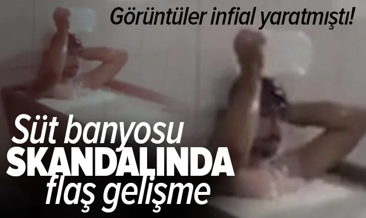 Son dakika: İnfial yaratan 'süt banyosu' skandalında flaş gelişme